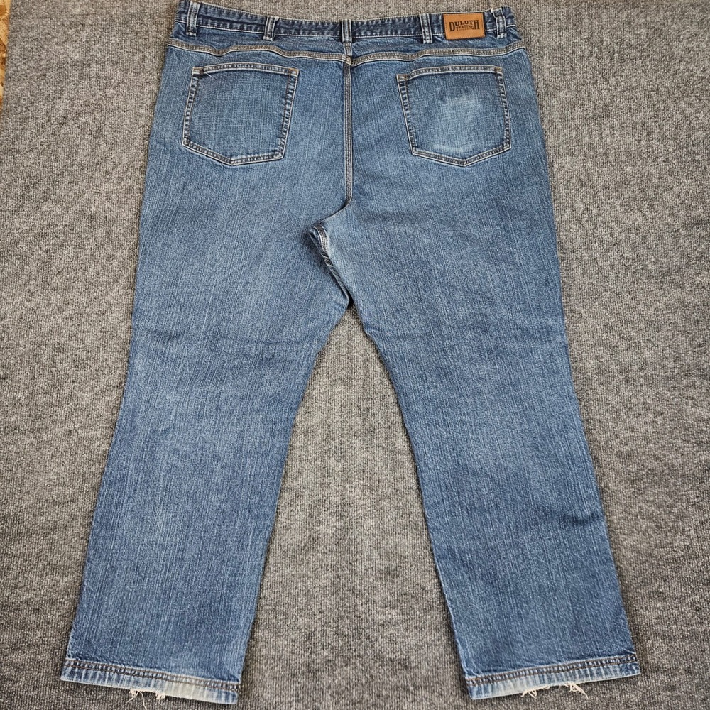 Duluth Trading Flex Ballroom Jeans Men's 48x32(30) Denim Straight Leg Dark Wash - Picture 7 of 12